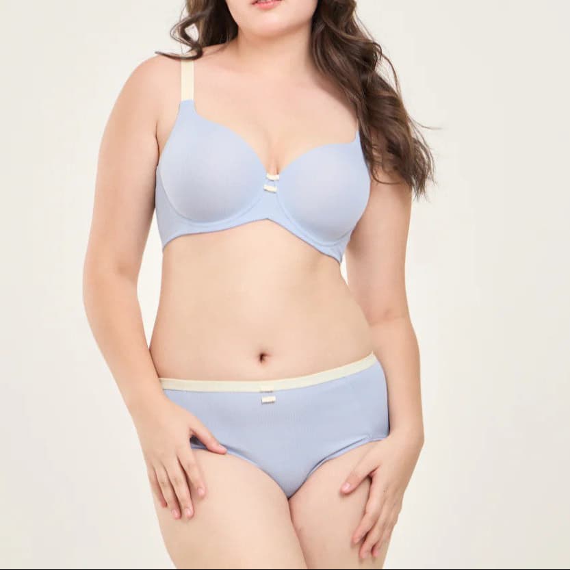 Full Moon Bra เสื้อในมีโครง สาวคัพใหญ่ เต้าโมล ตัวเรียบ สีสันสดใส่ น่ารัก กระชับทรงสวย NB41461 NB41462 รูปที่ 7