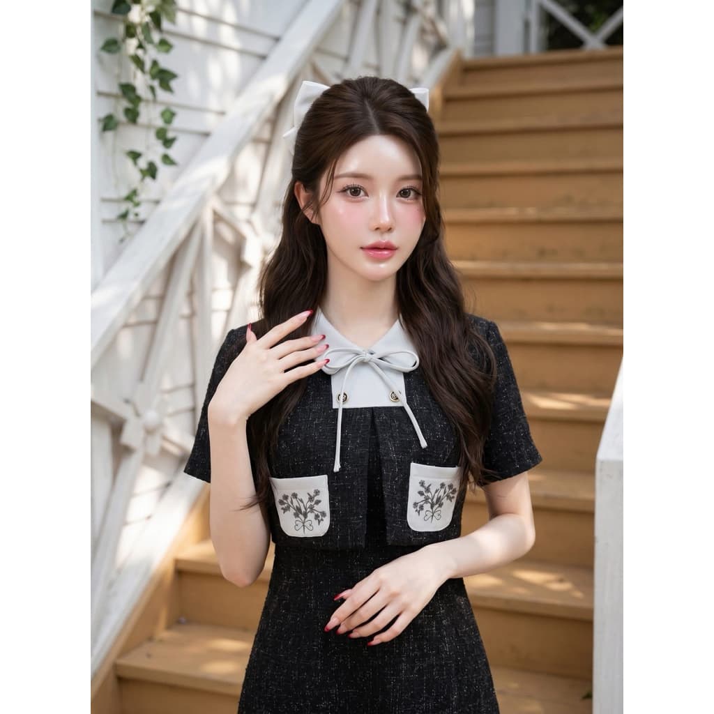 DW497 Maison Fleur Dress เมซอง-เฟลอ รูปที่ 5