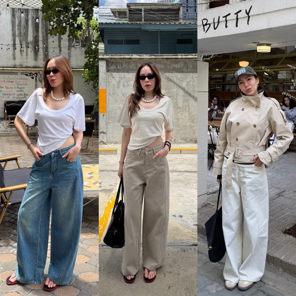 tshop กางเกงยีนส์ ทรง BAGGY Denim รูปที่ 1