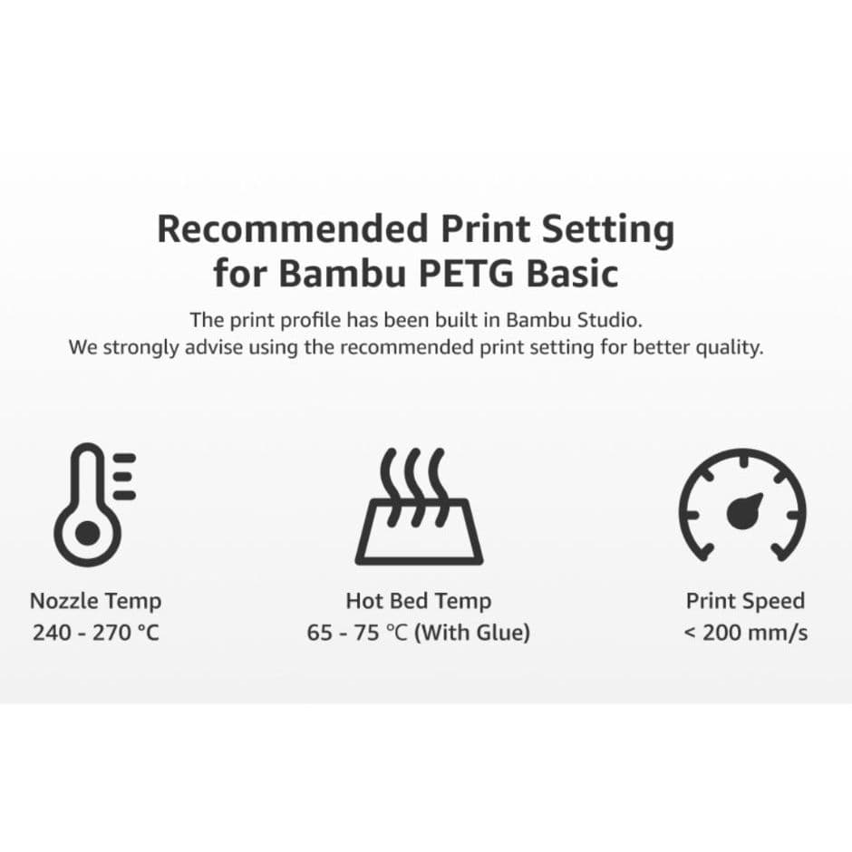 เส้นพลาสติก PETG Basic มี RFID 1Kg with Reusable Spool Bambu PETG Basic รูปที่ 5