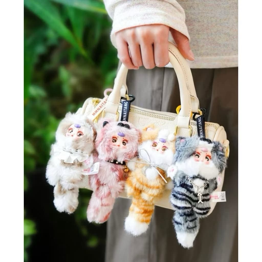 MM Cat plush ใช้โค๊ดแฟชั่นลด20-30%กล่องสุ่มพวงกุญแจแฟชั่น รูปที่ 2