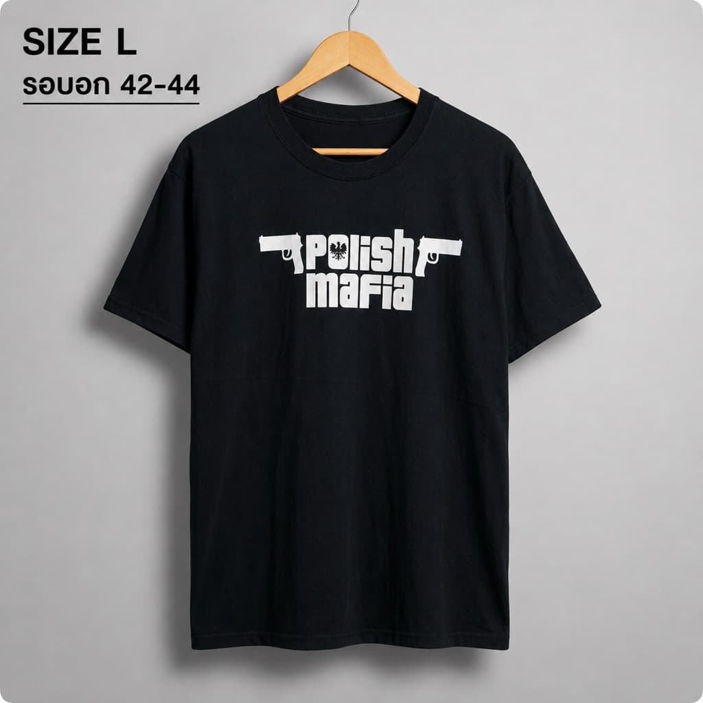 เสื้อยืดมือสอง USA วินเทจ Oversize ไซส์ L รูปที่ 1