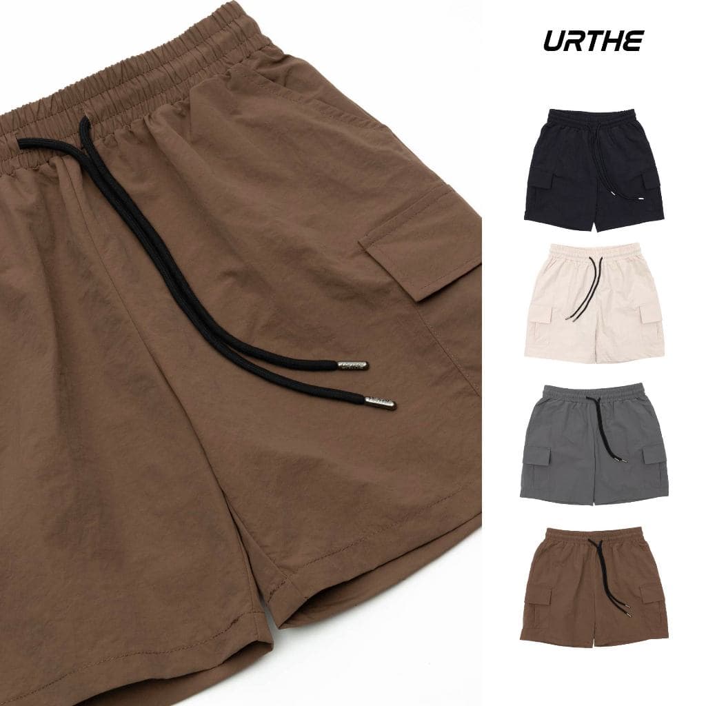 URTHE - กางเกงขาสั้น คาร์โก้ รุ่น NYLON CARGO SHORTS รูปที่ 1