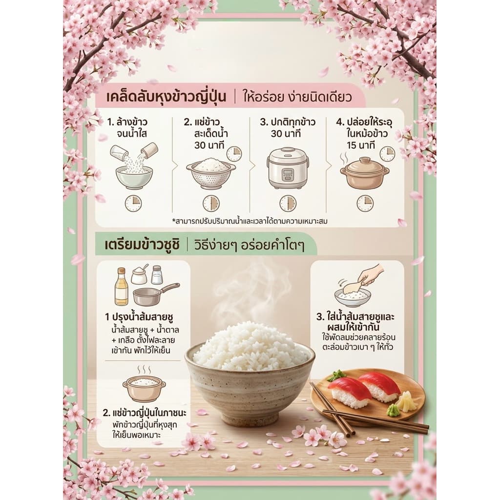ข้าวญี่ปุ่น พนมรุ้ง ขนาดถุง 5 กิโลกรัม ร้านนี้แพคดี ส่งสินค้าทุกวัน รูปที่ 4