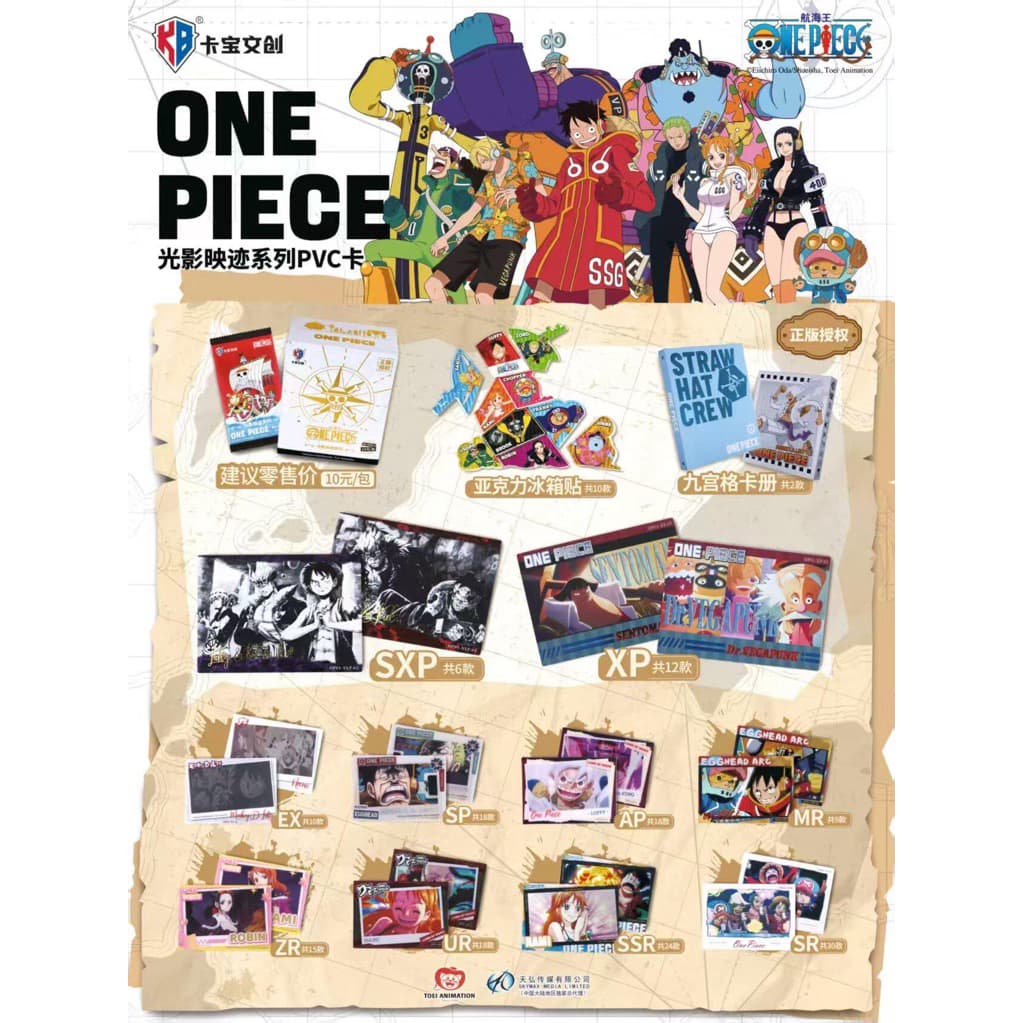 ‍ ONE PIECE Cinematic PVC Cards แบบซอง รูปที่ 1