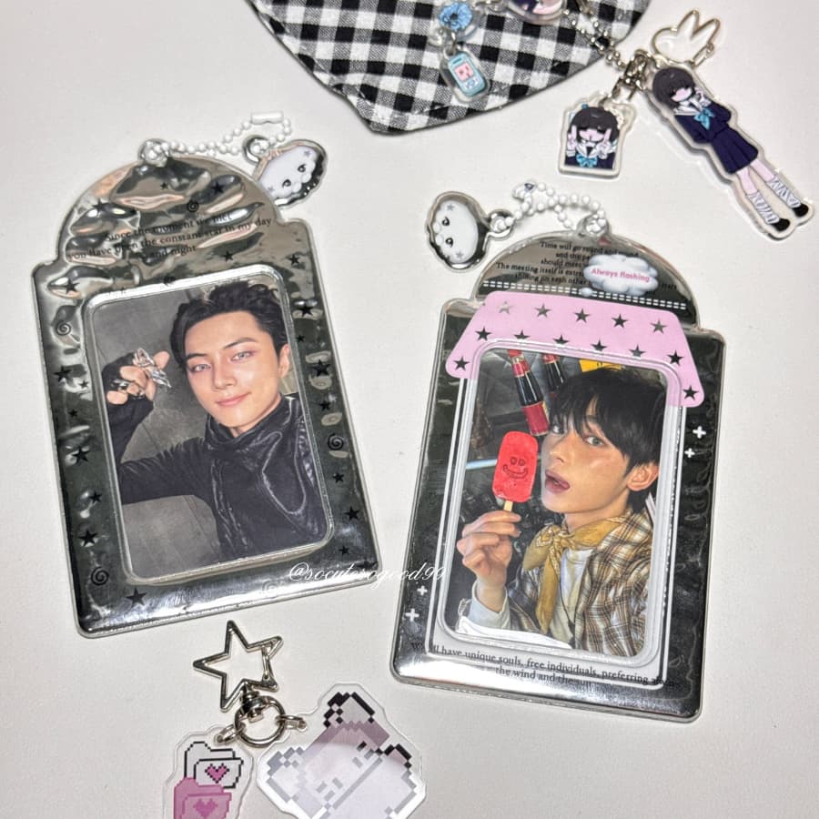 Twinkle PhotoCard Holder เฟรมการ์ด กรอบการ์ด K-Pop Photocard สไตล์เกาหลีวินเทจ รูปที่ 3