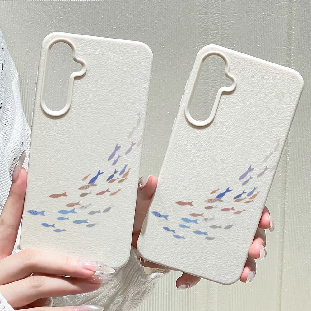 Fish เคสโทรศัพท์ For Samsung A17 A06 A55 A56 A54 A15 A16 A35 A07 A36 S24 FE A34 A57 A05S A26 A37 S25 S26 Ultra รูปที่ 5