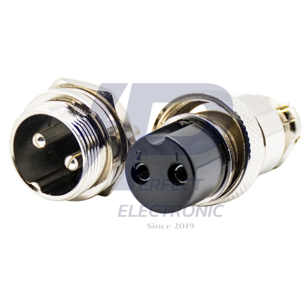 GX16 Plug Connector, Aviation Plug คอนเนคเตอร์ ปลั๊กการบิน 16mm. , 2-8Pin, ตัวผู้-ตัวเมีย, แบบต่อกลาง " ในไทย " รูปที่ 5