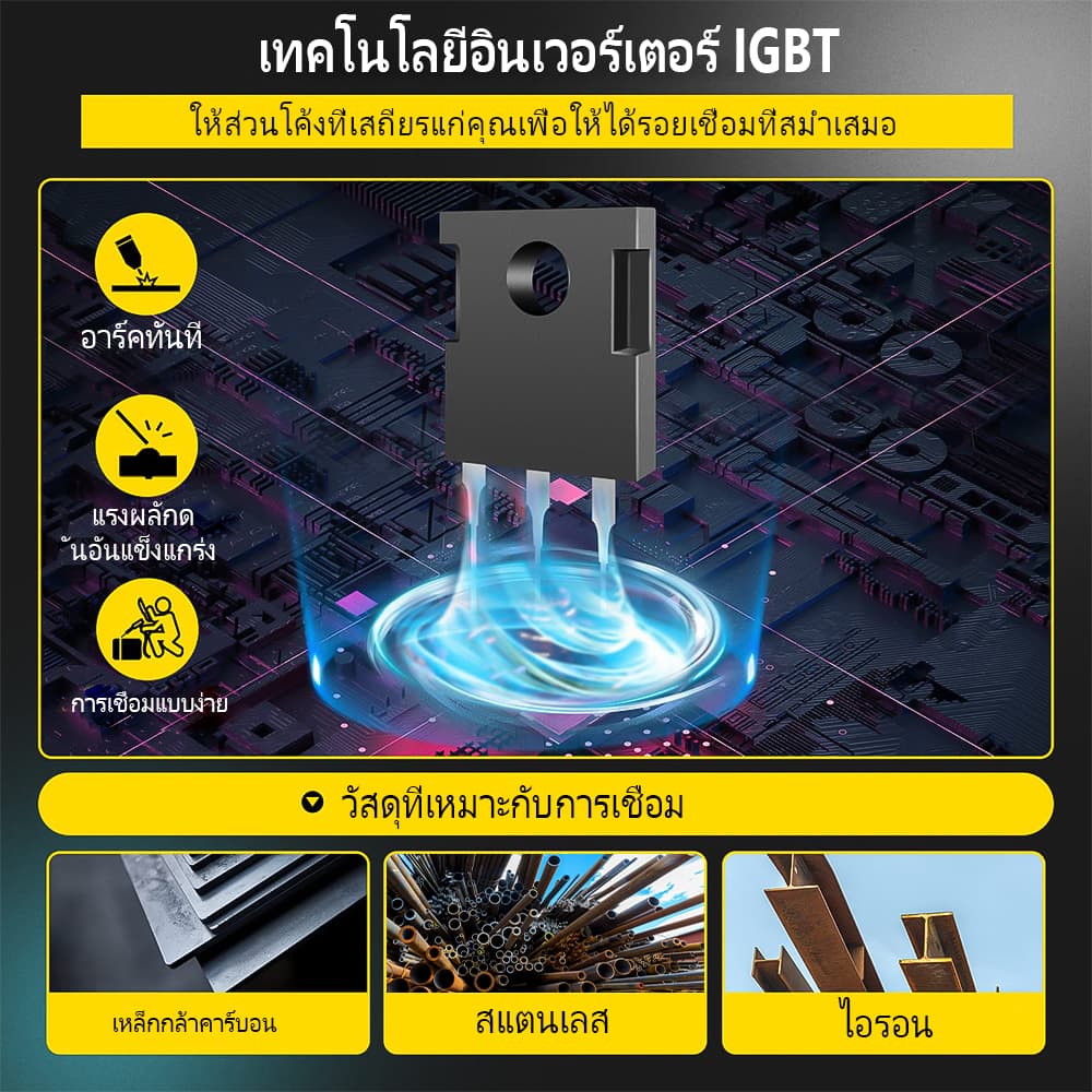 ตู้เชื่อม รุ่นใหญ่ MMA-650ตู้เชื่อมไฟฟ้า 2 ระบบ Inverter IGBT ตู้เชื่อมเหล็ก เครื่องเชื่อม อุปกรณ์งานเชื่อม ครบชุ รูปที่ 6