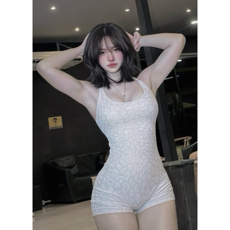 Gymbestie - Mabel Jumpsuit จั๊มสูทออกกำลังกายกระชับสัดส่วน มีฟองน้ำในตัว ยืดหยุ่นใส่สบาย รูปที่ 3
