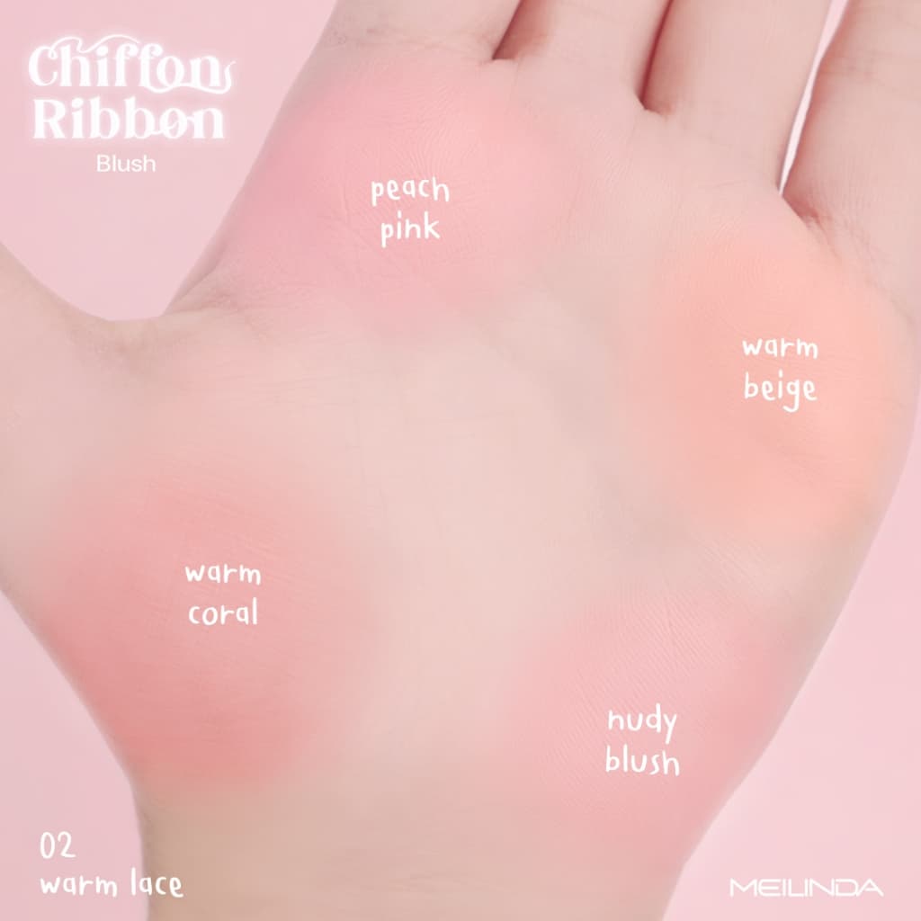 Meilinda Chiffon Ribbon Blush #MC5102 เมลินดา ชิฟฟ่อน ริบบ้อน บลัช รูปที่ 7