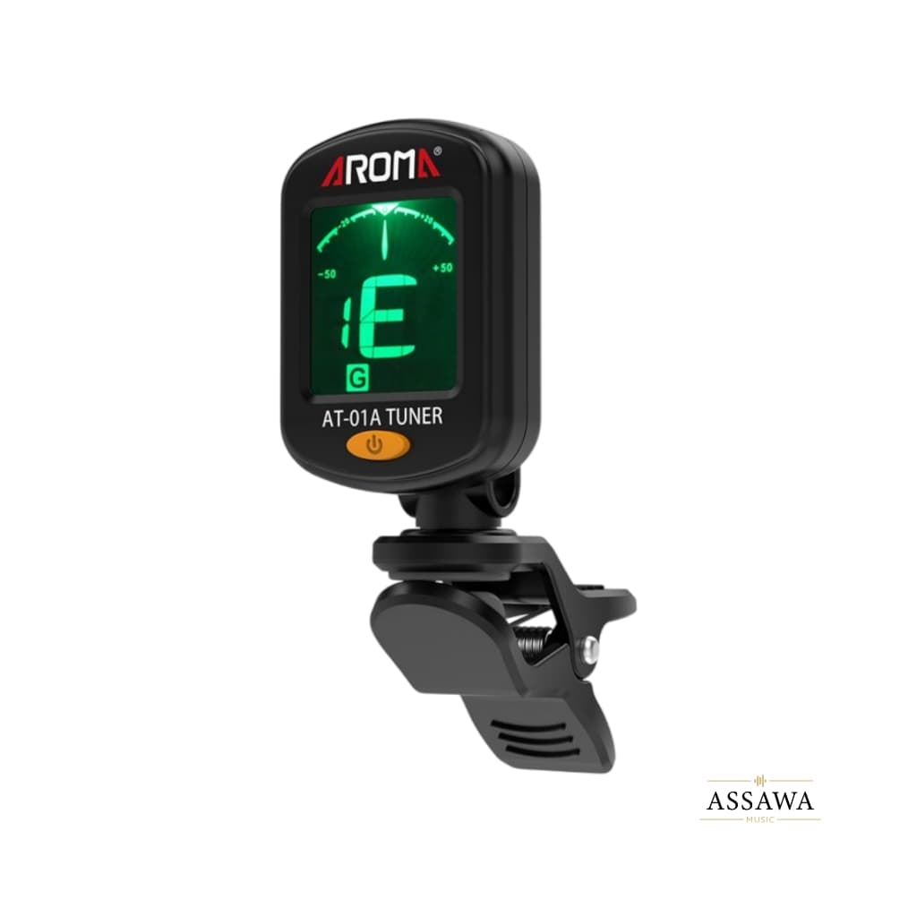 AROMA เครื่องตั้งสายกีตาร์ รุ่น AT101 หรือ AT-01A จูนเนอร์ Tuner AT-101 เครื่องตั้งสาย กีต้าร์ เบส อูคูเลเล่ ไวโอลิน รูปที่ 2