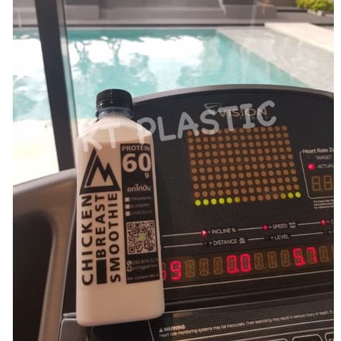 ขวดพลาสติก ขนาด 500 ml ทรงเหลี่ยมเรียบ หนาพิเศษ 25 กรัม ขวด บรรจุเครื่องดื่ม ใส PET รูปที่ 6