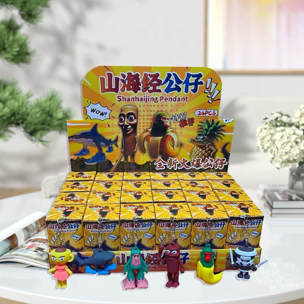 New มาใหม่ทุงทุงตัวการ์ตูนฮิต กล่องสุ่มจิ๋ว 1 box 24 ตัว พวงกุญแจ น่ารักมาก เอาไว้ห้อยกระเป๋า เอาใจเด็กๆชอบจุ่มกันมาก รูปที่ 1