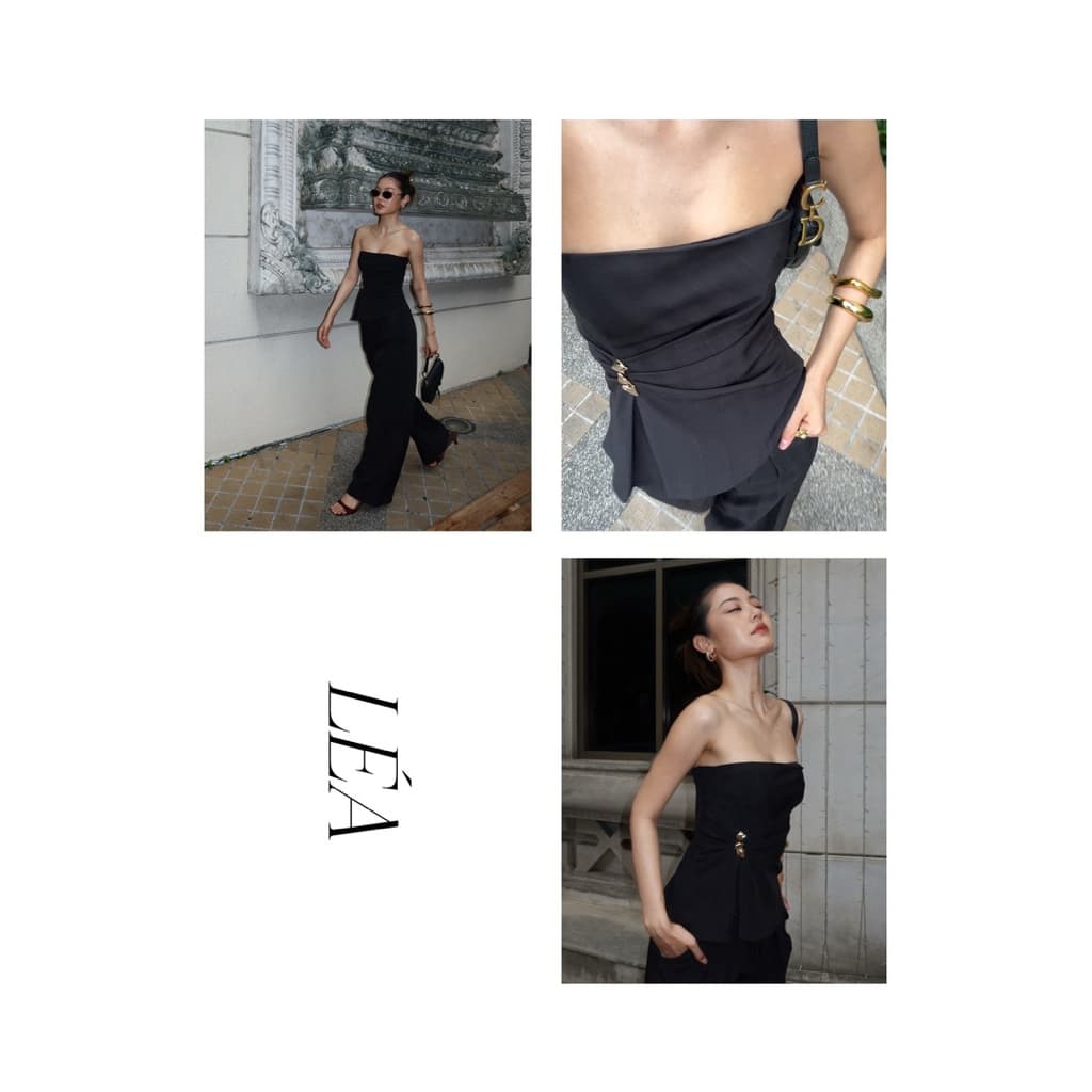 Lea effortless เช็ทเกาะอกเช็ทกางเกง รูปที่ 4