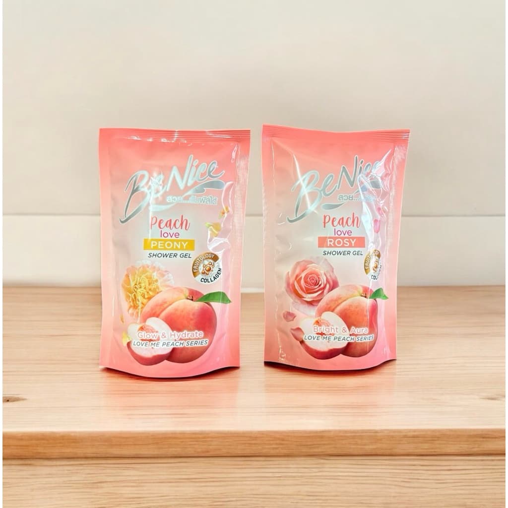 BeNice Love Me Peach Shower Gel 400ml. รูปที่ 5