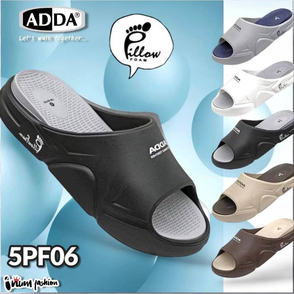 NFshoes ADDA รุ่น 5PF06-M1 Pillow Foam รองเท้าแตะ รองเท้าลำลอง แบบสวม สำหรับผู้ชาย รูปที่ 1