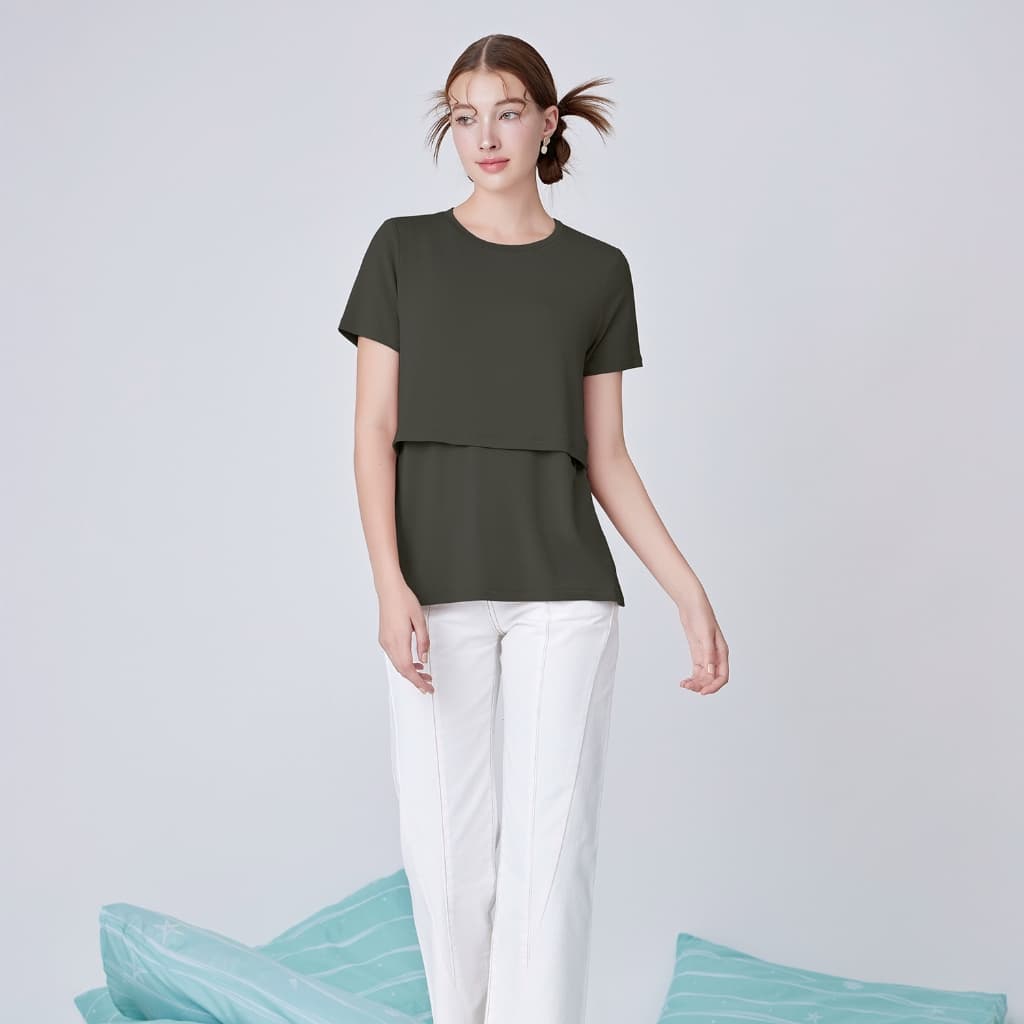 Nitan (นิทาน) เสื้อให้นม Mabel Maternity and Nursing Top