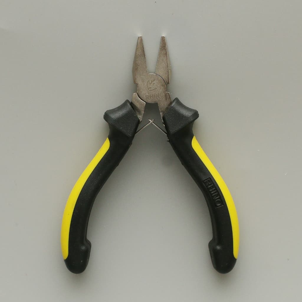 RHINO BRAND MINI PLIER คีม ตราแรด ของแท้ รุ่น No.312 คีมปากสั้นแบนเรียบ รูปที่ 4