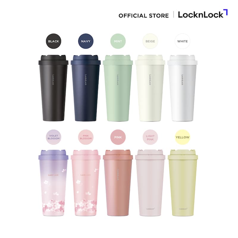 LocknLock แก้วน้ำเก็บอุณหภูมิ Energetic One Touch Tumbler ความจุ 550 ml. รุ่น LHC3249 รูปที่ 2