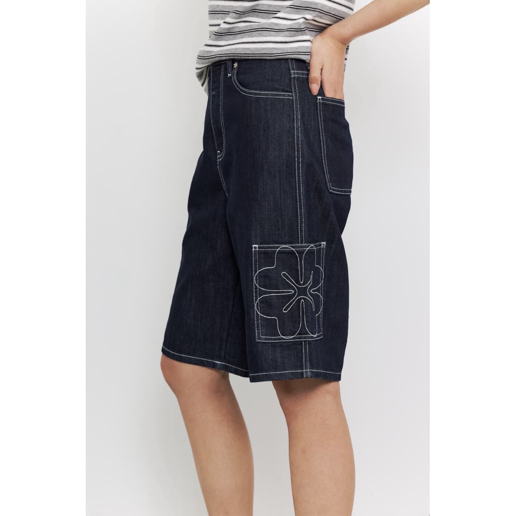Keen Denim Jorts กางเกงยีนส์ทรง Jorts รูปที่ 5