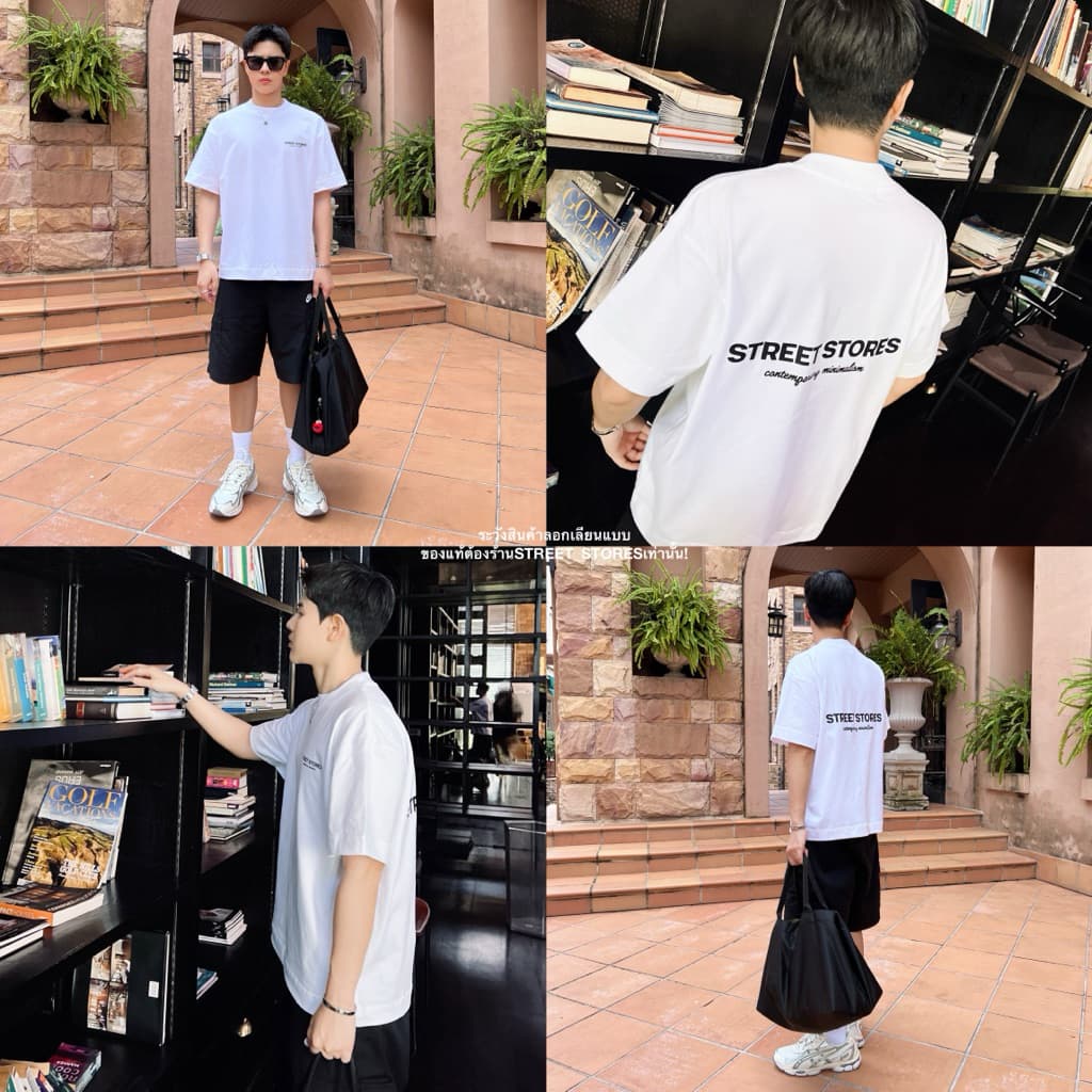 เสื้อยืดBoxy ครอป คอฟิต รูปที่ 5