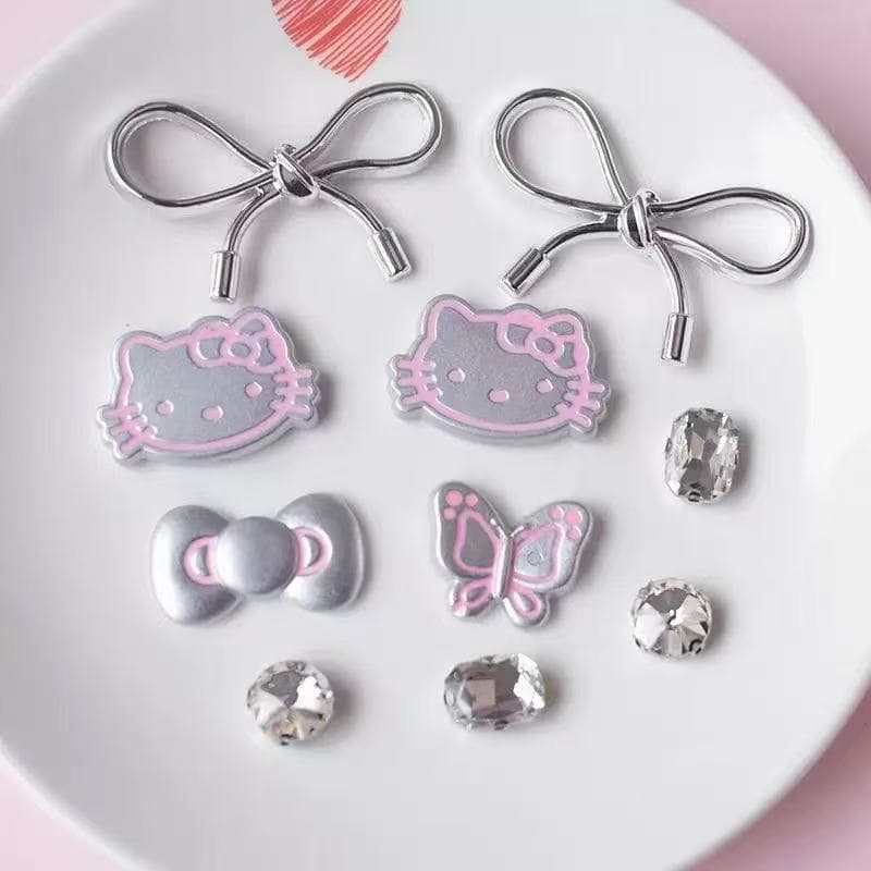 10 ชิ้น เช๊ตการ์ตูน ตุ๊กตาร้านไทย#จิบบิท#ติดรองเท้า#กระเป๋า#DIY น่ารัก อุปกรณ์เสริมจัดส่งทันที รูปที่ 3