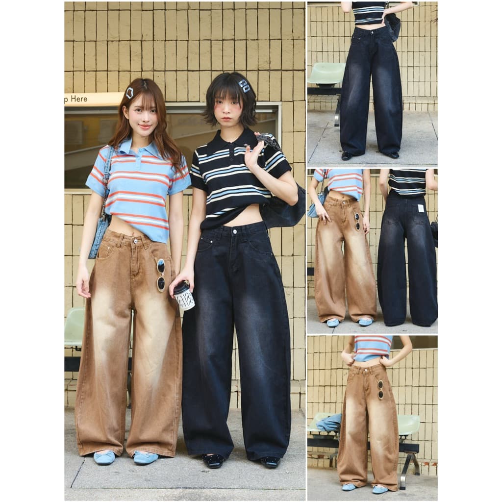 Boxy Barrel Jeans รูปที่ 2