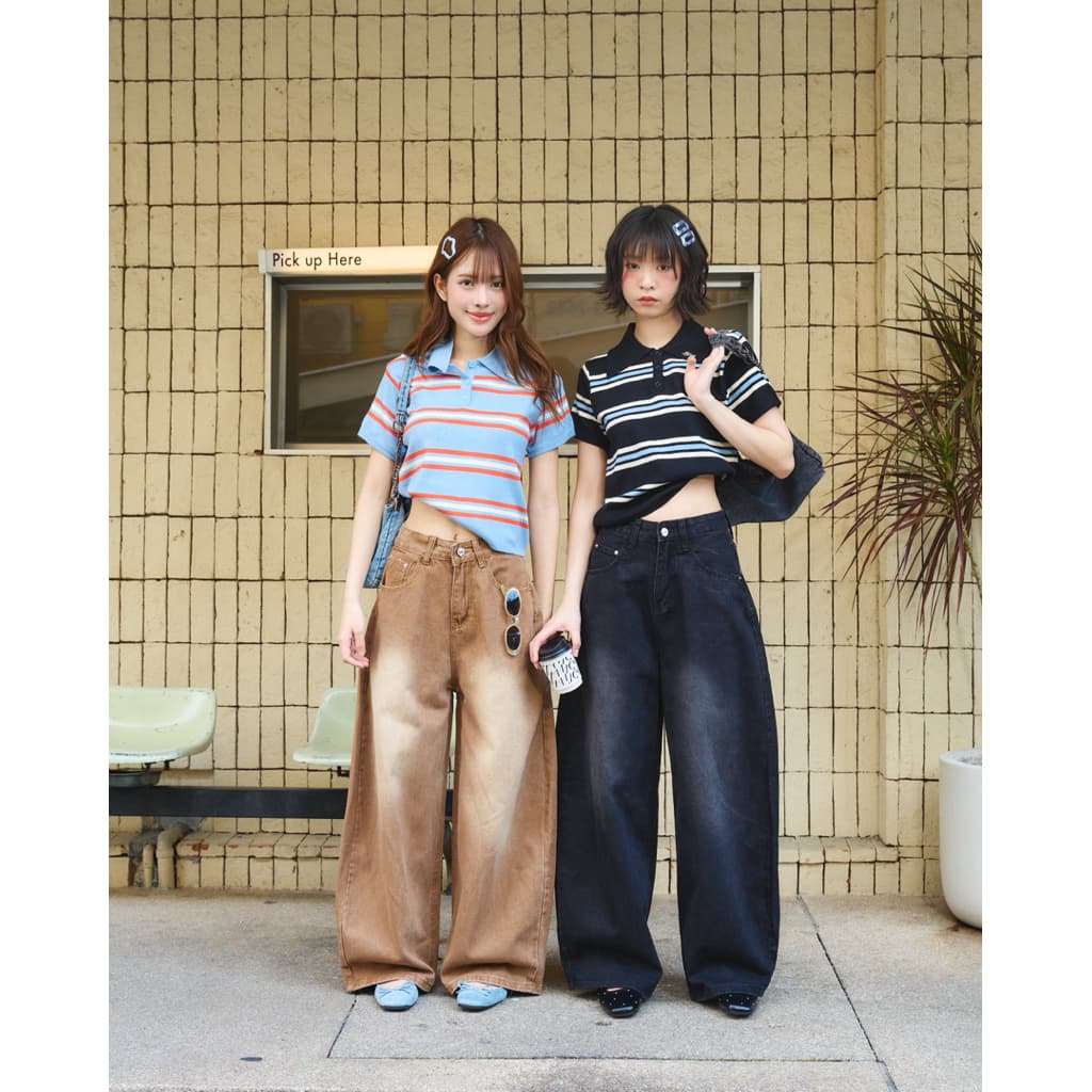 Boxy Barrel Jeans รูปที่ 7