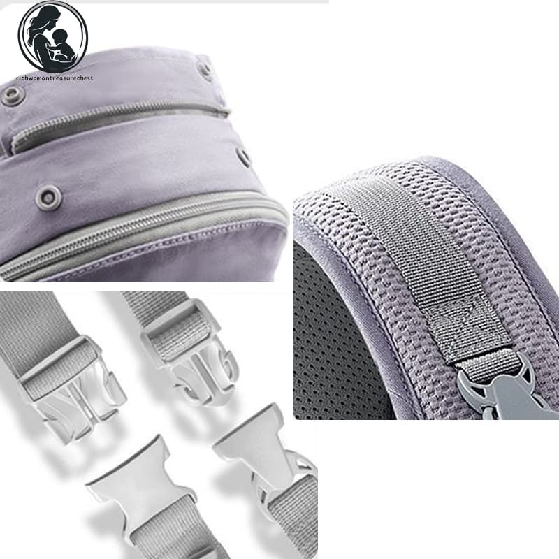 0-3 ปี กระเป๋าอุ้มสำหรับเด็กแรกเกิด เป้อุ้มเด็ก Baby Carrier ระบายอากาศได้ดี Hip Seat 3 in 1 รูปที่ 4