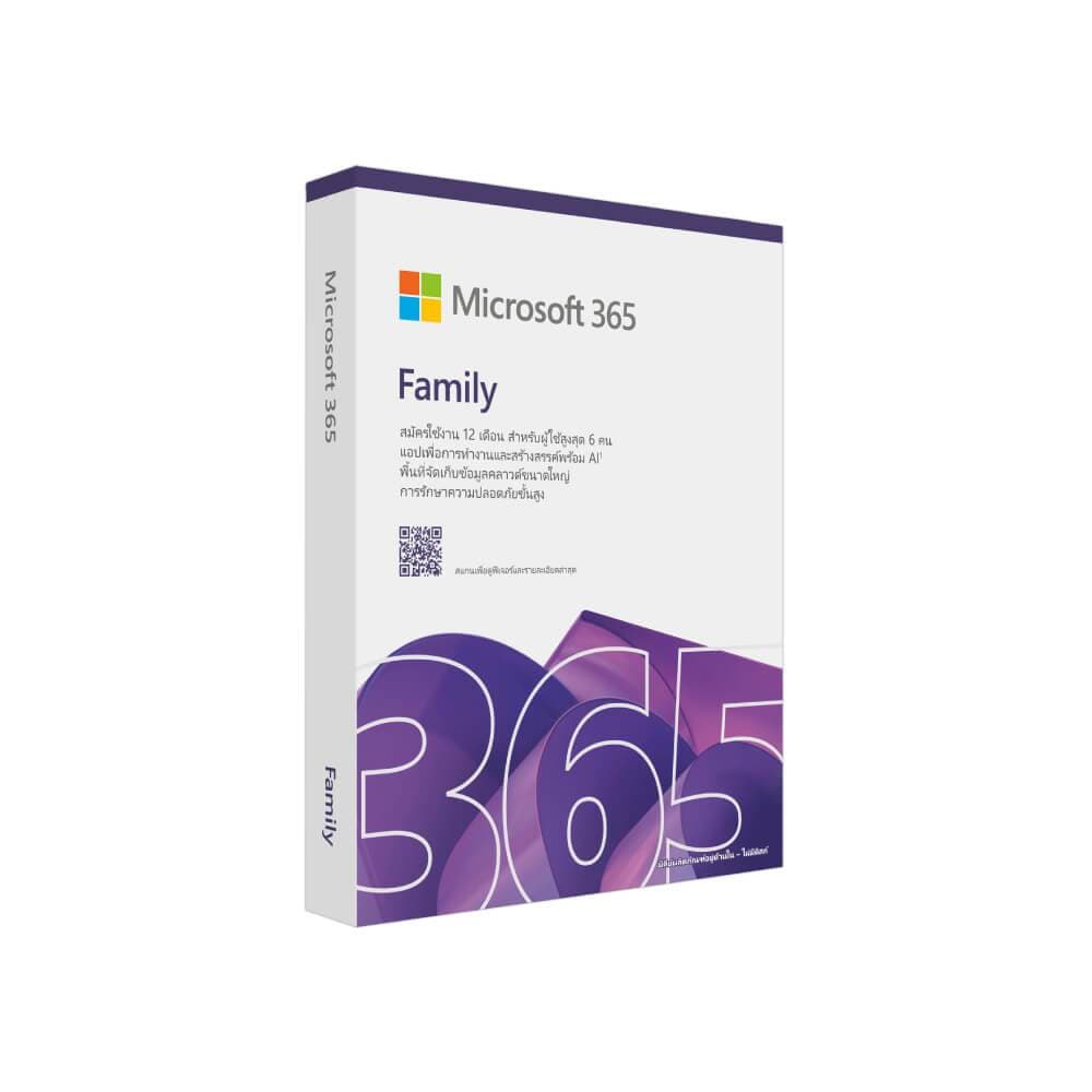 MICROSOFT M365 Family English APAC Subscr 1YR Medialess FY25H2 SWP-000454 รูปที่ 2
