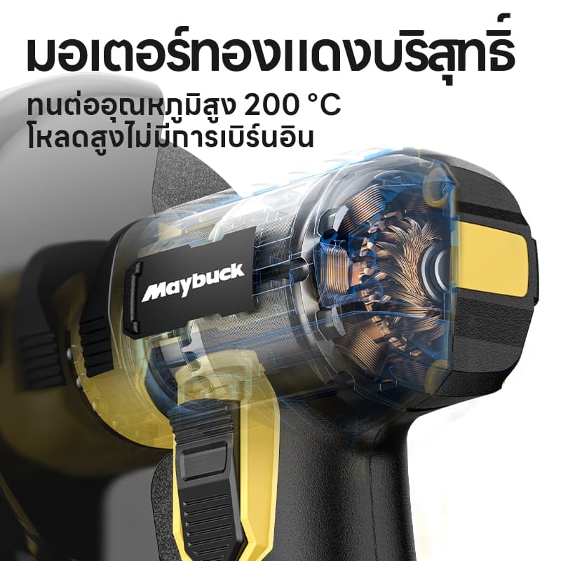 เครื่องเจียร์มุมไร้สาย แบตฯลิเธียม 12V ใช้ตัดขัดโลหะ-ไม้ เพลิดเพลินกับอุปกรณ์เสริมฟรีมากมาย รูปที่ 2