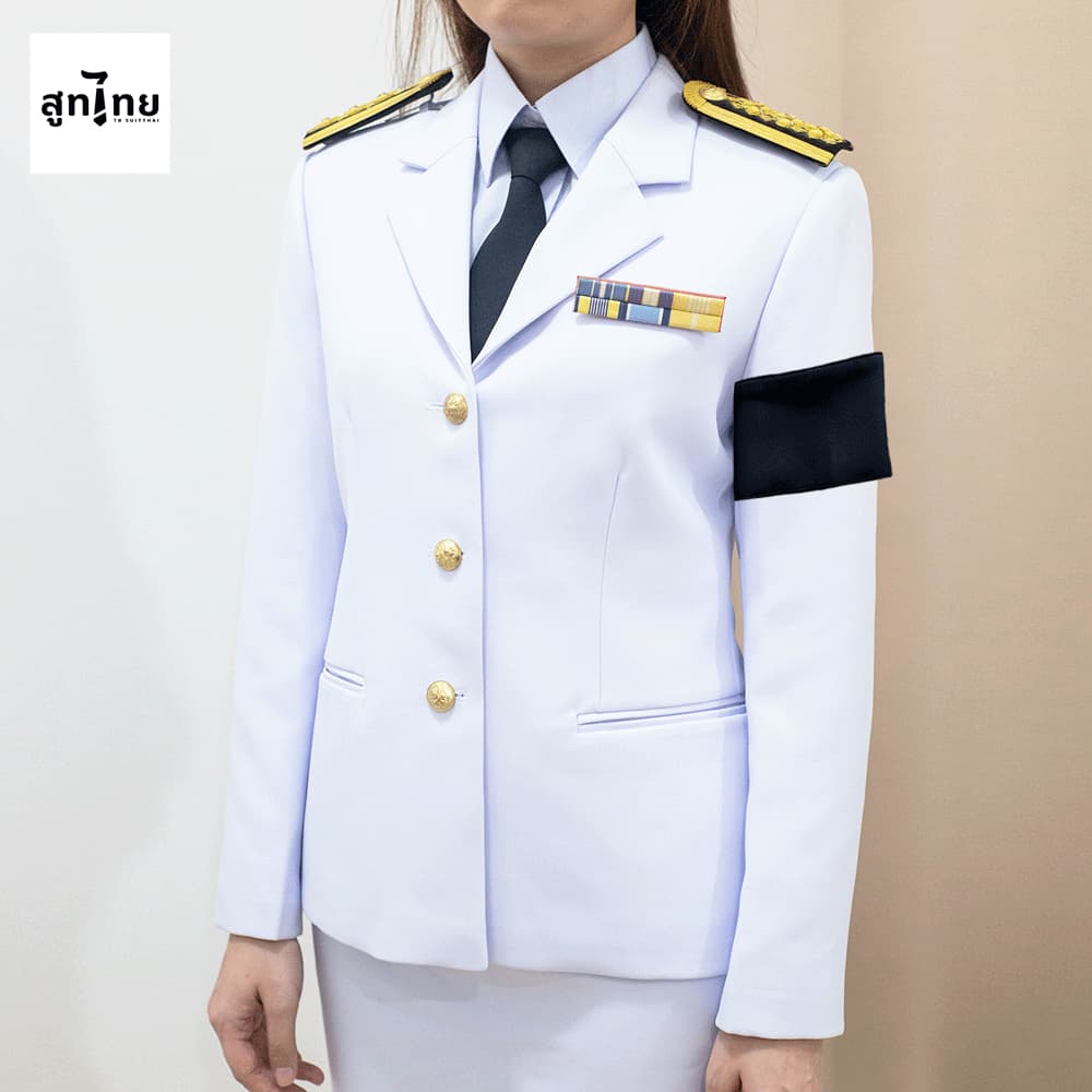 TB สูทไทย' ปลอกแขนไว้อาลัย เนื้อผ้า Cotton 100 รูปที่ 3