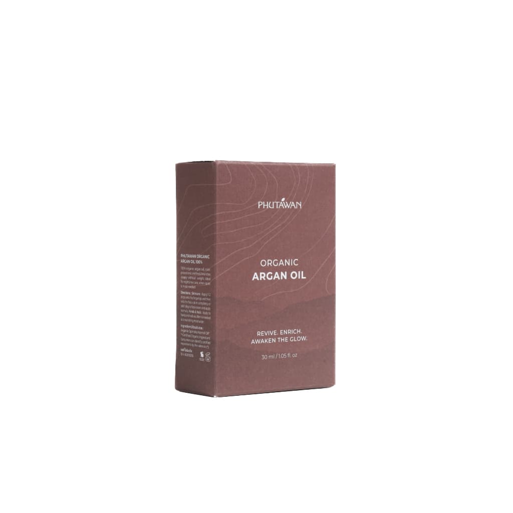 Phutawan Organic Argan Oil น้ำมันอาร์แกนออแกนิค บริสุทธิ์ 100% 30 ml new packaging รูปที่ 2