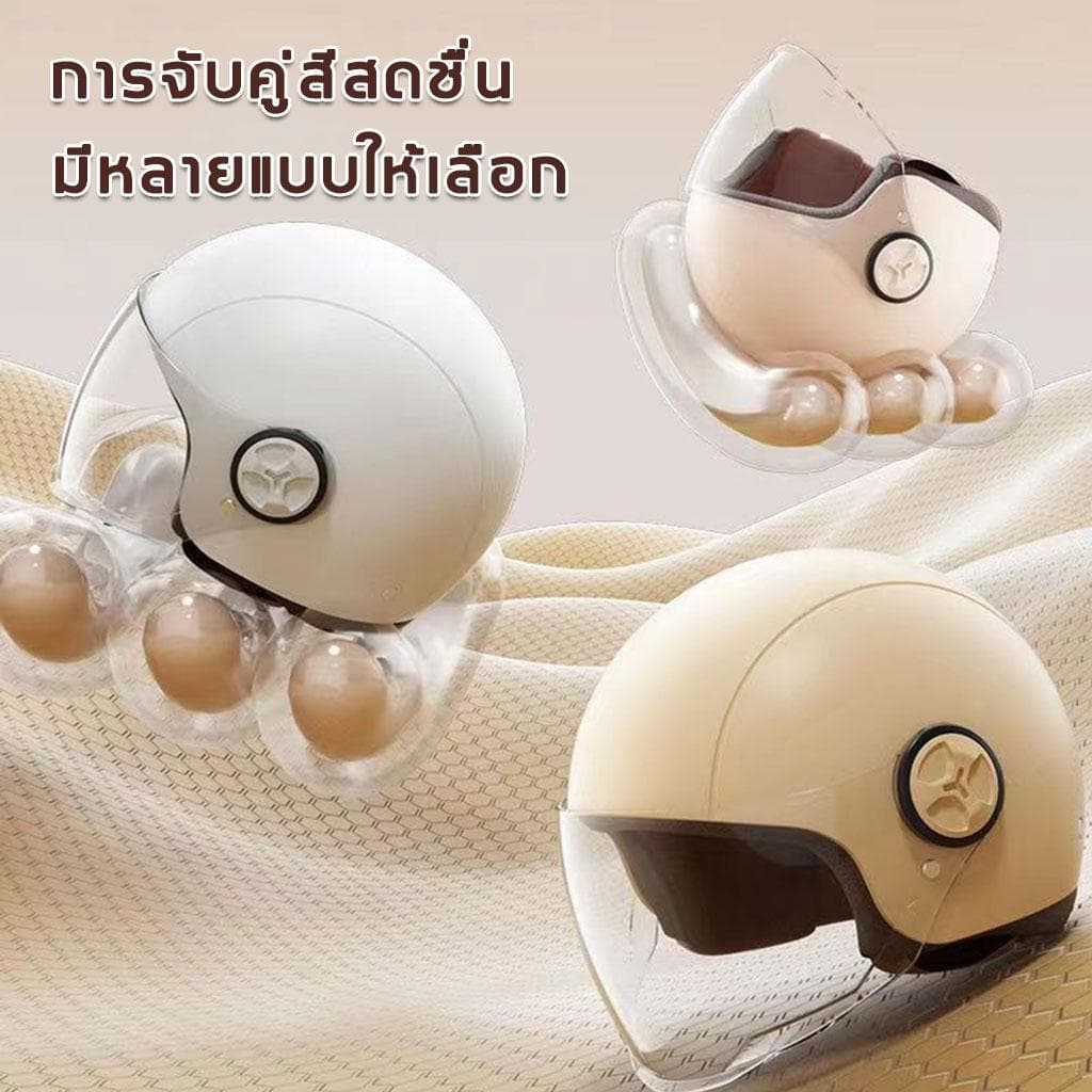 หมวกกันน๊อค หมวกกันน็อค motorcycle helmet มอเตอร์ไซค์ หมวกกันน็อก บังลม กันลม ​หมวกกันน็อก​ รูปที่ 5
