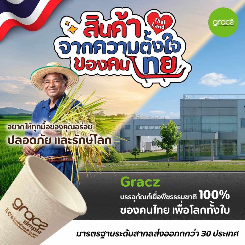 GRACZ ชุดช้อนไม้-ส้อมไม้ 160 mm. พร้อมกระดาษทิชชู่ รุ่น CN01 ช้อนส้อมไม้ ย่อยสลายได้ รูปที่ 5