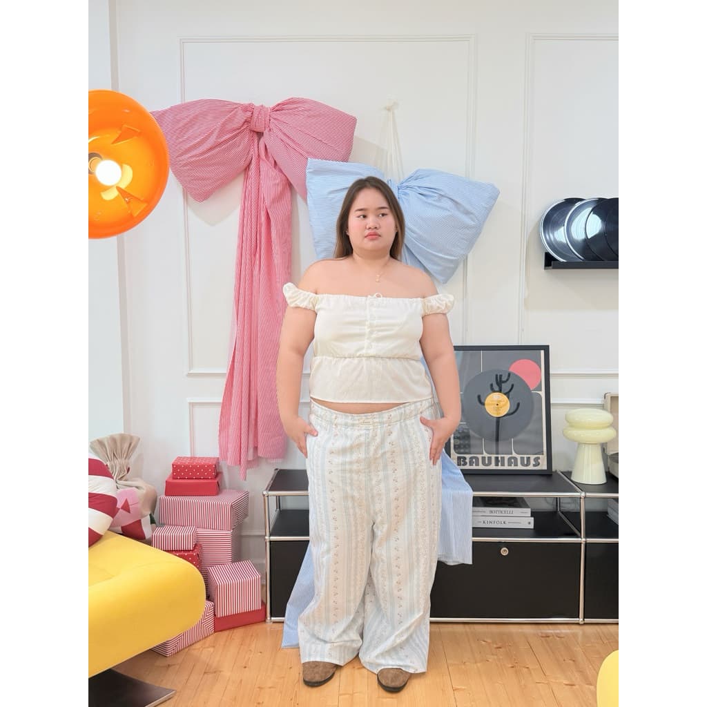 Joliese | กางเกงขายาวสาวอวบ comfy pant รูปที่ 3