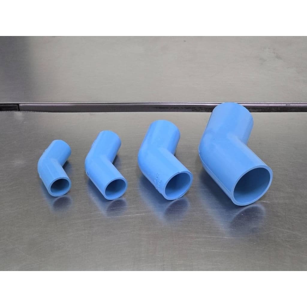 งอ45 องศา​ 1/2 -​ 1"1/2 อุปกรณ์​พีวีซี​ สามารถ​สว​มท่อ​พีวีซี​ไ​ด้ทุก​ยี​ห้อ​ รูปที่ 4