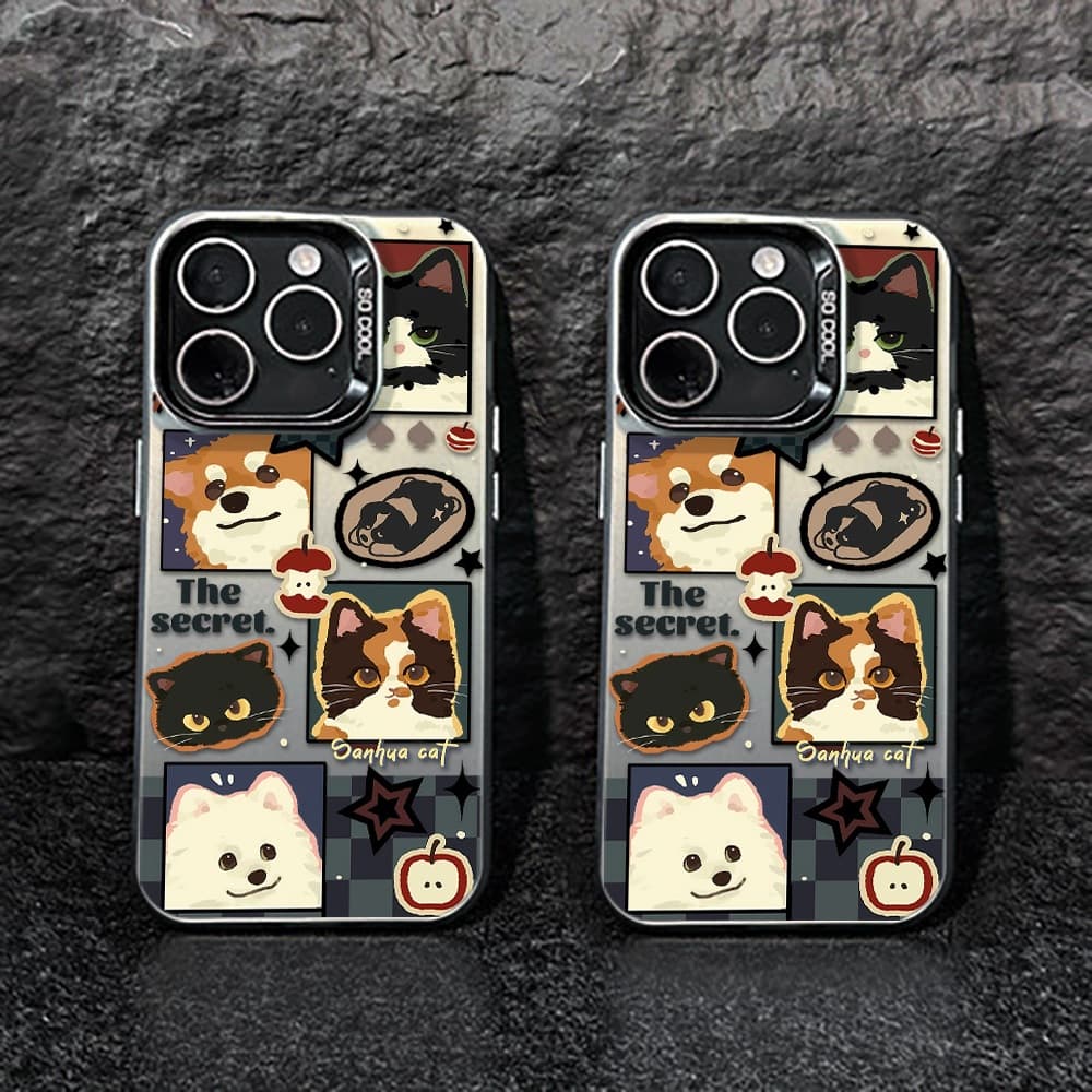 เคส For Samsung A56 5G A07 A17 A55 5G A05S A06 A15 A16 A35 A54 A26 A36 A22 5G เคส TPU แบบด้านลายแมวดำสุดน่ารัก IMD รูปที่ 3