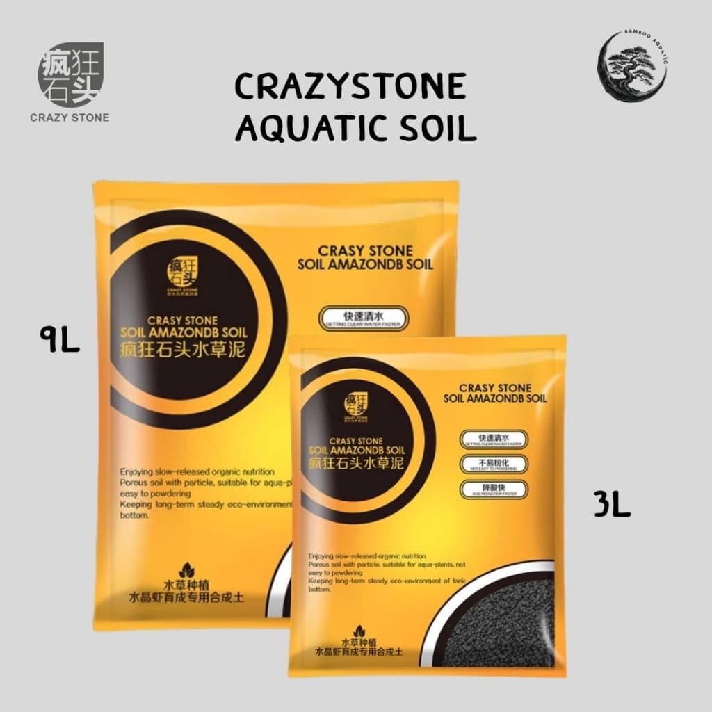 Crazystone ดินปลูกไม้น้ำ 3L / 9L รูปที่ 1