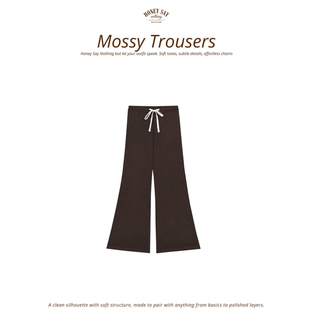 MALISTA - Mossy Trousers กางเกงขาม้า รูปที่ 3