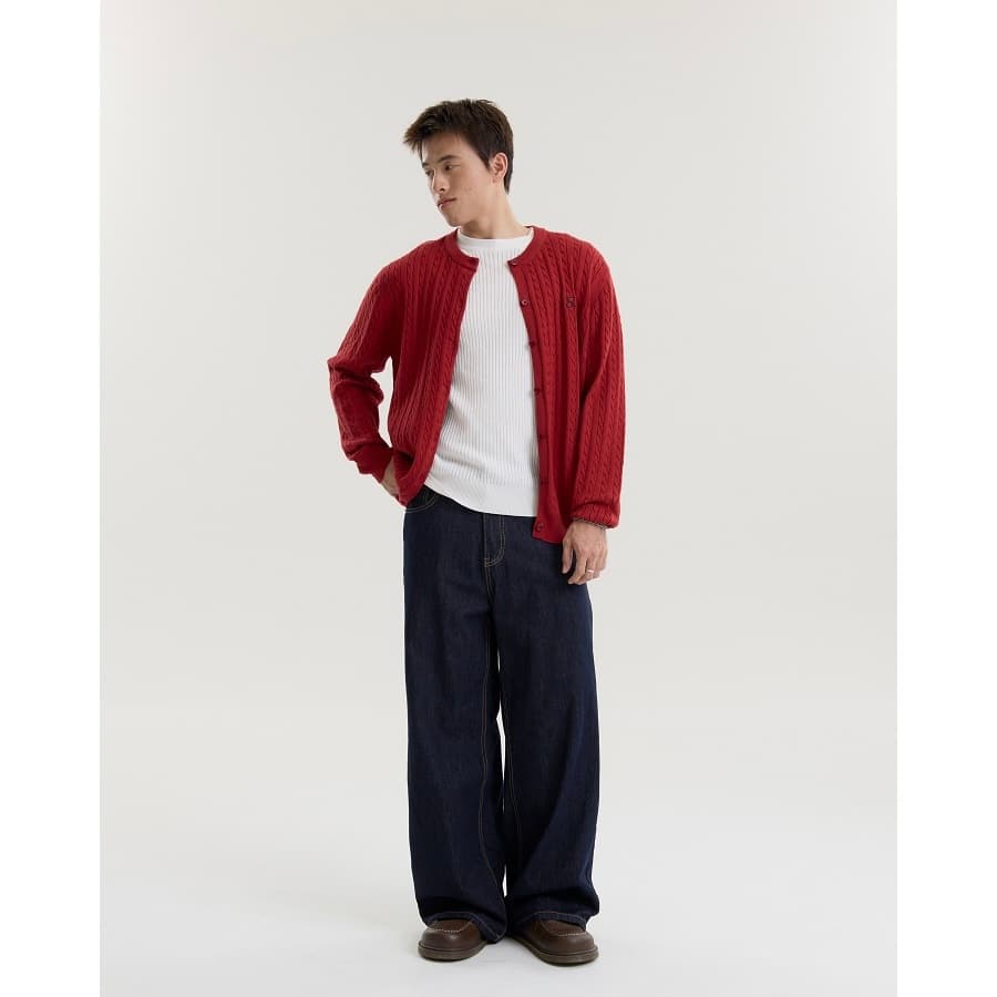 REEVE TWIST CARDIGAN - เสื้อคาร์ดิแกนถัก ผ้าKnit รูปที่ 8