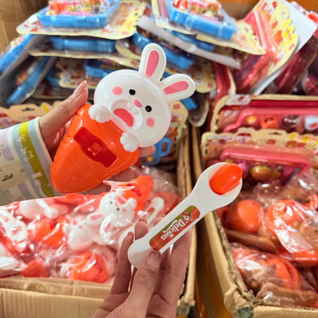 ของเล่นป้อนอาหารลายกระต่ายน่ารัก สำหรับเด็กผู้หญิงผู้ชาย คุณภาพดี สำหรับเด็กเสริมพัฒนาการจินตนาการ ของขวัญ รูปที่ 9