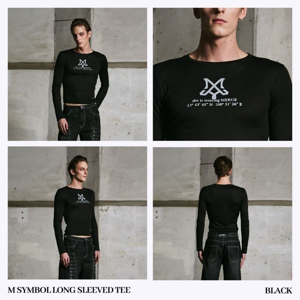 Merge Official - M Symbol Long Sleeved Tee รูปที่ 3