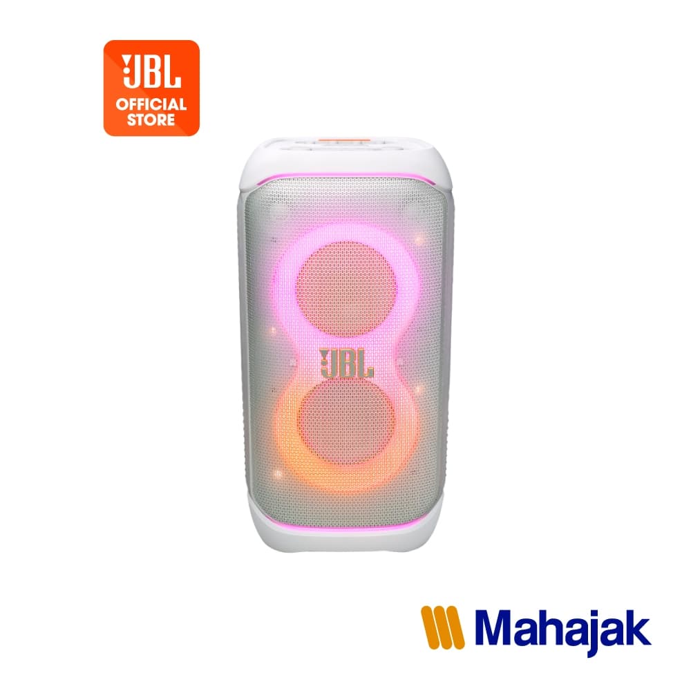 JBL Partybox Stage 320 White ลำโพงปาร์ตี้บลูทูธระบบ AI วิเคราะห์เสียงแบบเรียลไทม์ เพื่อปรับระดับเสียงให้เหมาะสม รูปที่ 1