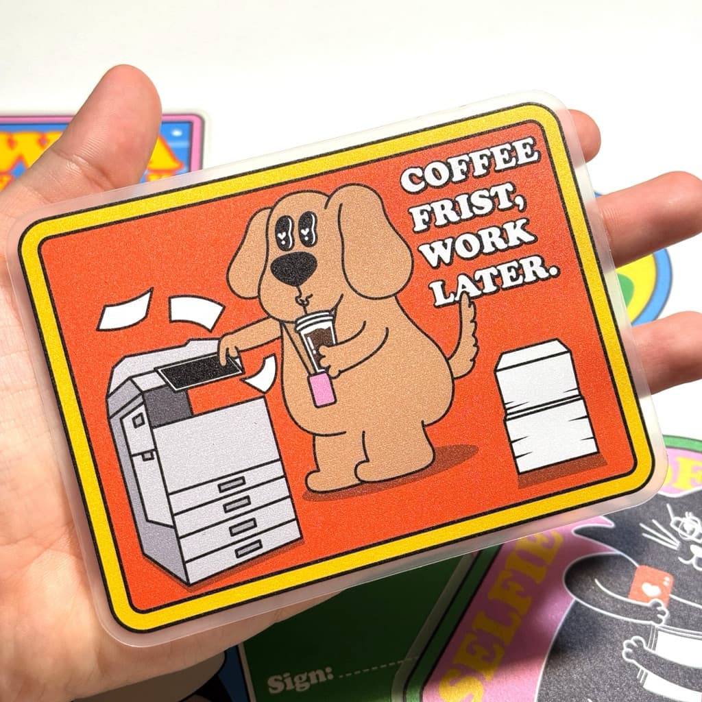 Work life balance - Jumbo sticker รูปที่ 3