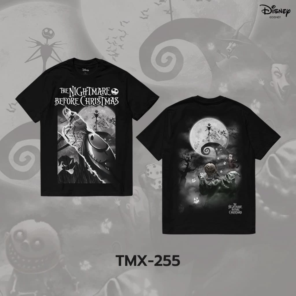 Power 7 Shop เสื้อยืดการ์ตูน "The Nightmare Before Christmas" ลิขสิทธิ์แท้ DISNEY รูปที่ 1