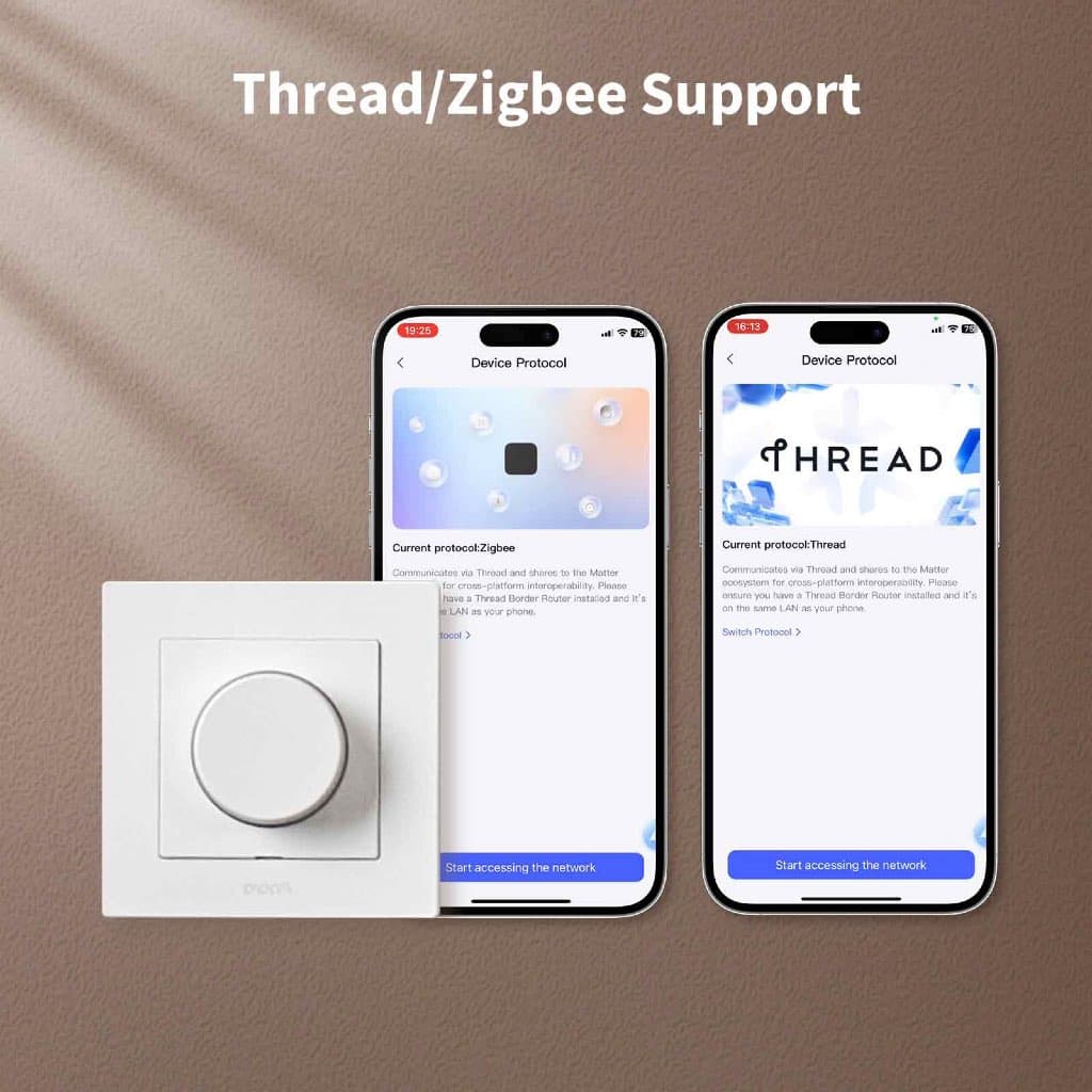 Aqara Dimmer Switch H2 EU สวิตช์หรี่ไฟอัจฉริยะหมุนดิมได้ รองรับ Matter + Zigbee รูปที่ 5