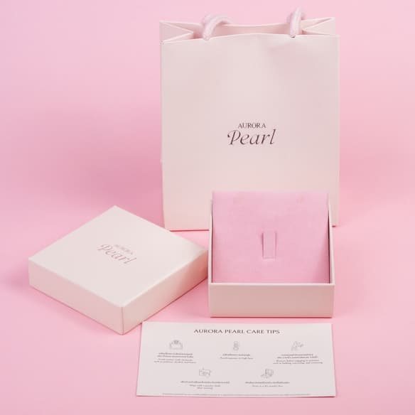 AURORA สร้อยคอมุกแท้ Bright Pearl Collection DNPL004 รูปที่ 5