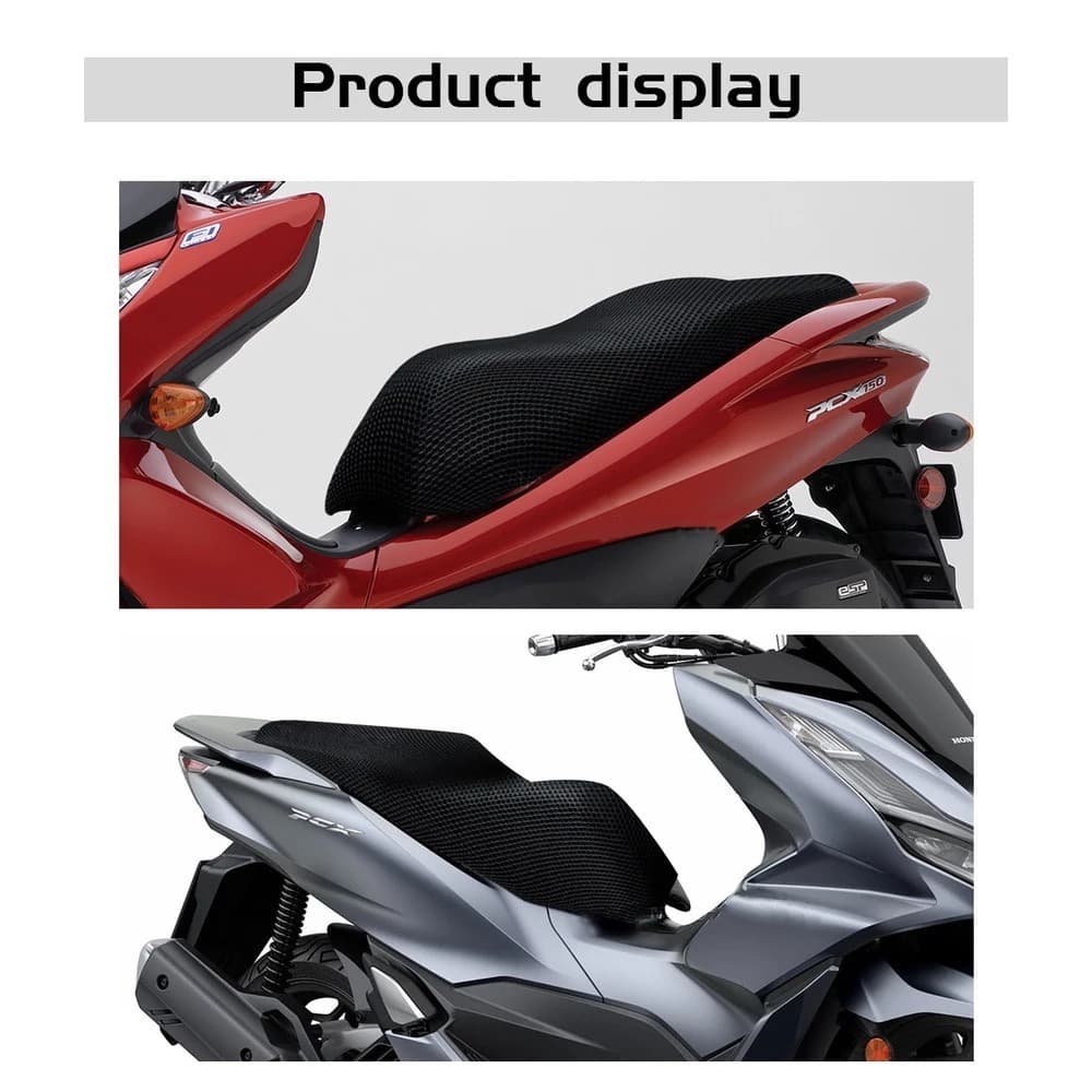 อุปกรณ์เสริมรถจักรยานยนต์ Anti-Slip 3D ผ้าตาข่ายที่นั่ง Breathable เบาะกันน้ําสําหรับ Honda PCX125 PCX150 PCX160 ADV160 รูปที่ 2